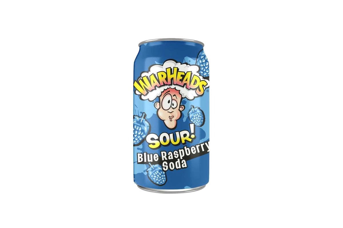 Warheads Sour Blue Raspberry Can 355ml-US