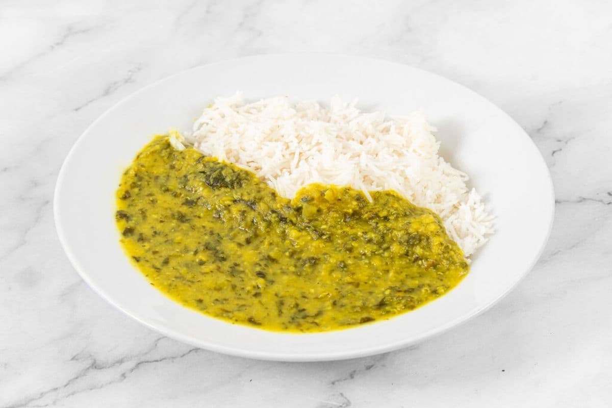 3. Dal (Lentil) Spinach Bowl
