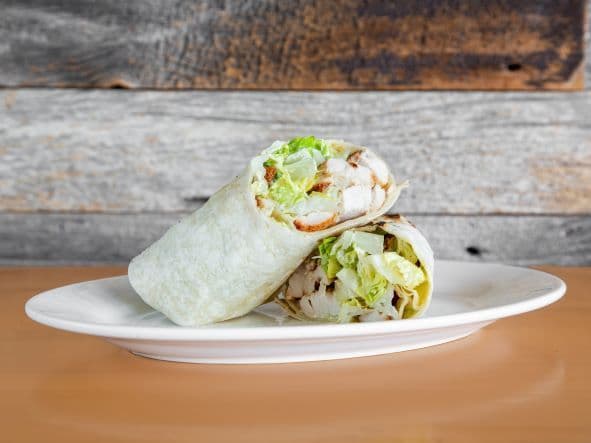 Chicken Caesar Wrap and One Side