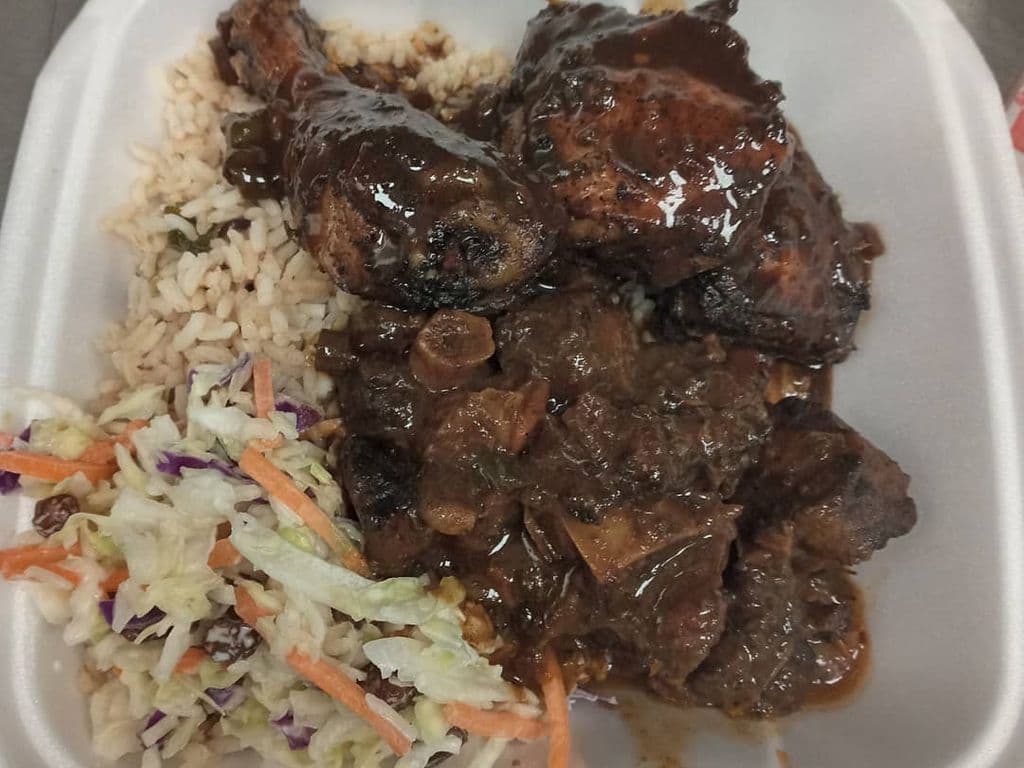 Combo: Jerk Chicken and Oxtail