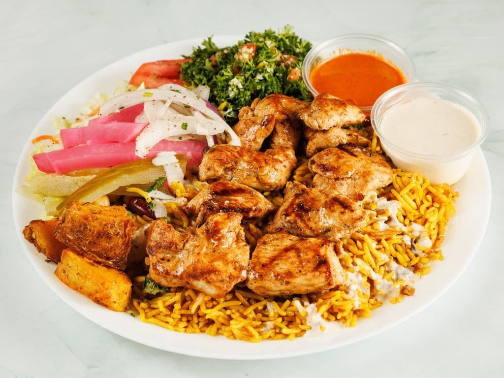 Shish Tawook Platter