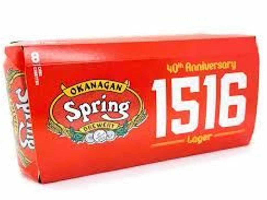 Okanagan 1516 Lager, 8 x 355ml