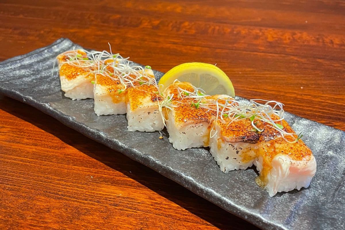 Hamachi Oshi Sushi