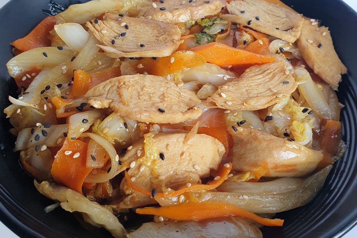 Teriyaki chicken rice bowl