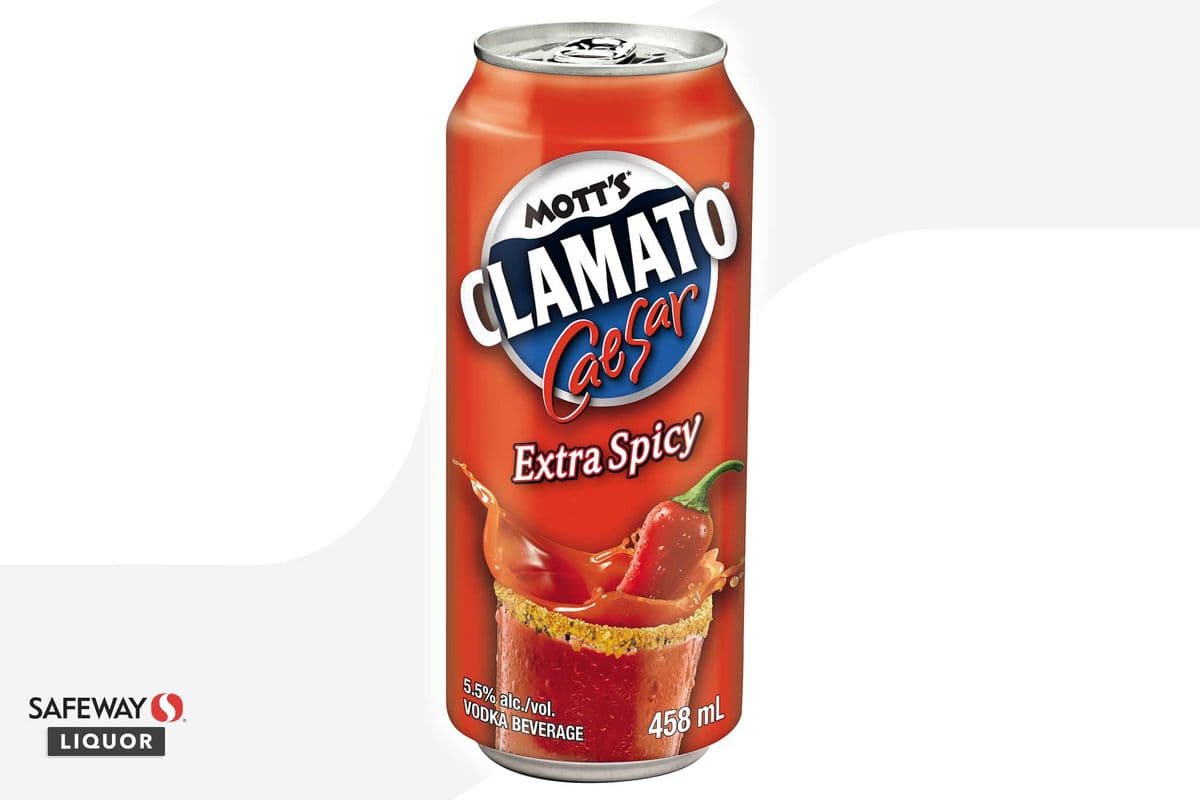 Mott’s Clamato Caesar Pickled Bean (1 x 458 ml)
