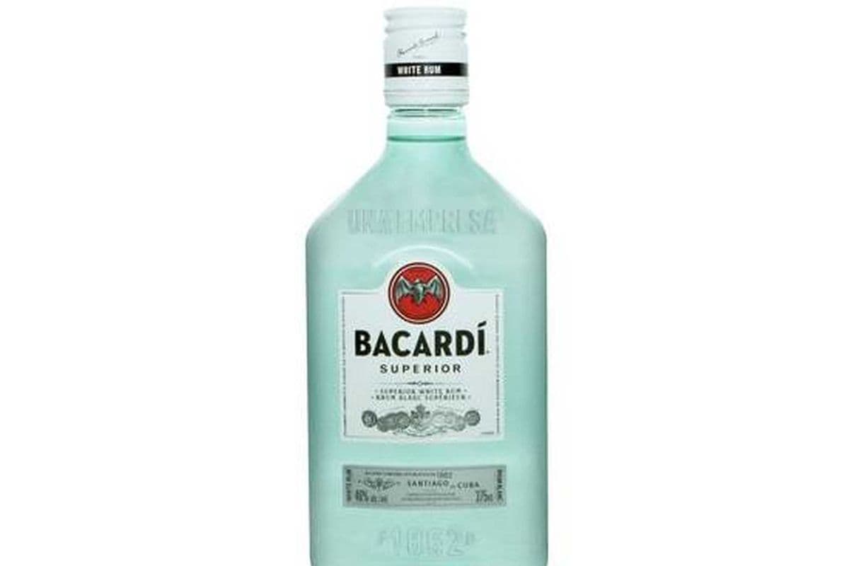 Bacardi White Rum 375ml (1 x 375ml)