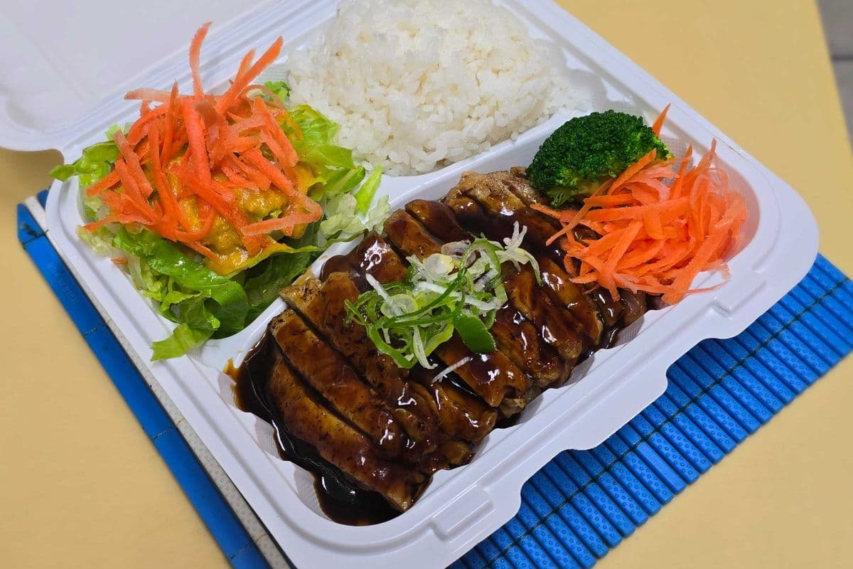 Chicken tetiyaki plate