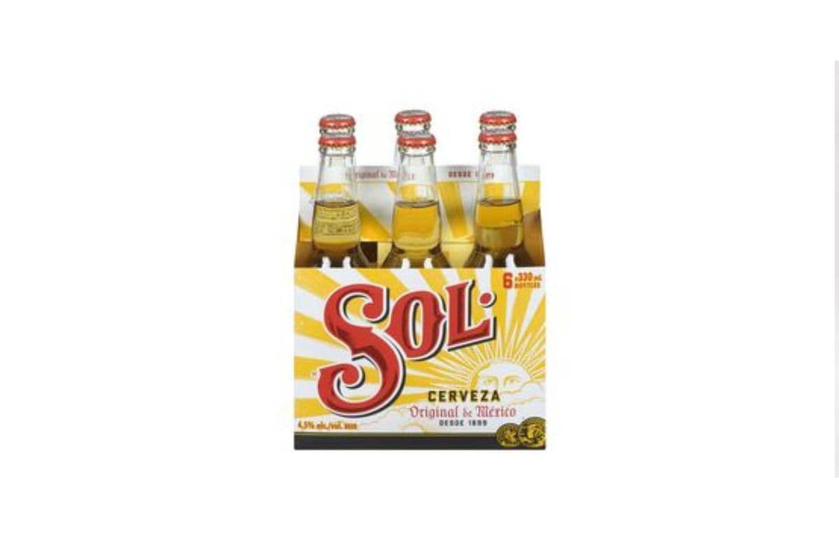 Sol Mexican Lager (6 Bottles) (1 x 6x330ml)