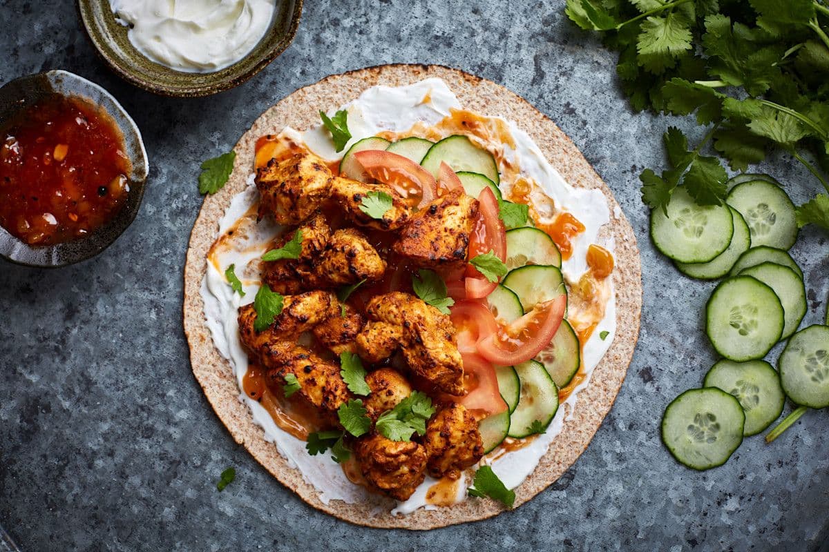 Chicken Tikka Wrap / Wrap Chicken Tikka