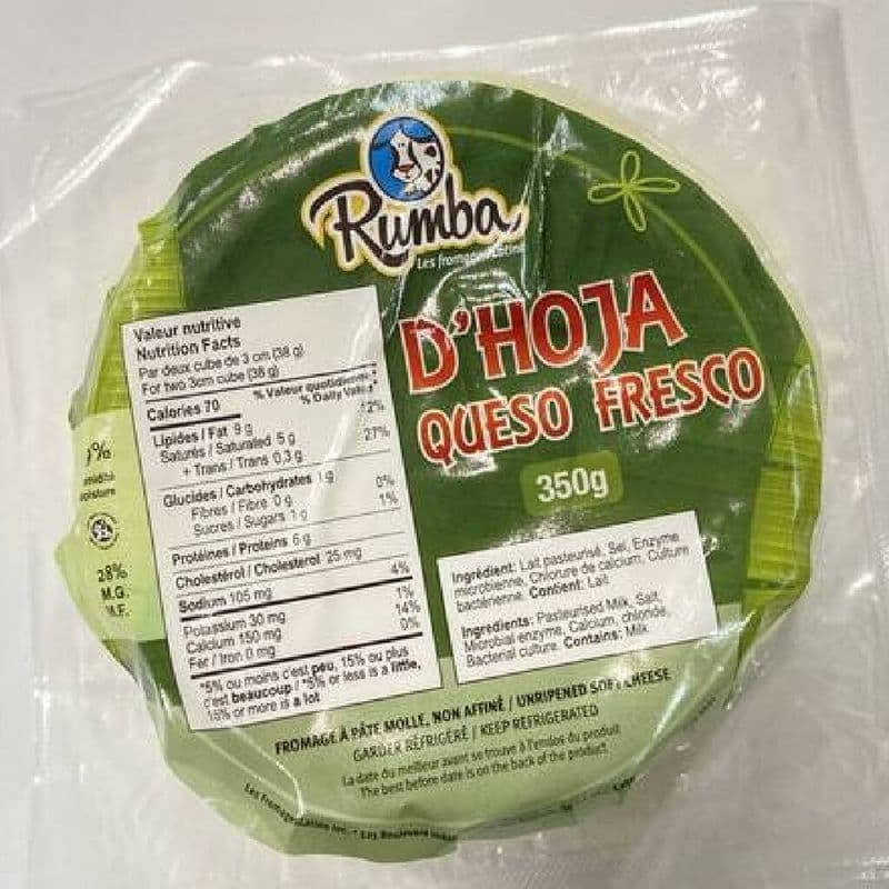 Fromage queso fresco d’hoja / Queso Fresco d’Hoja Cheese