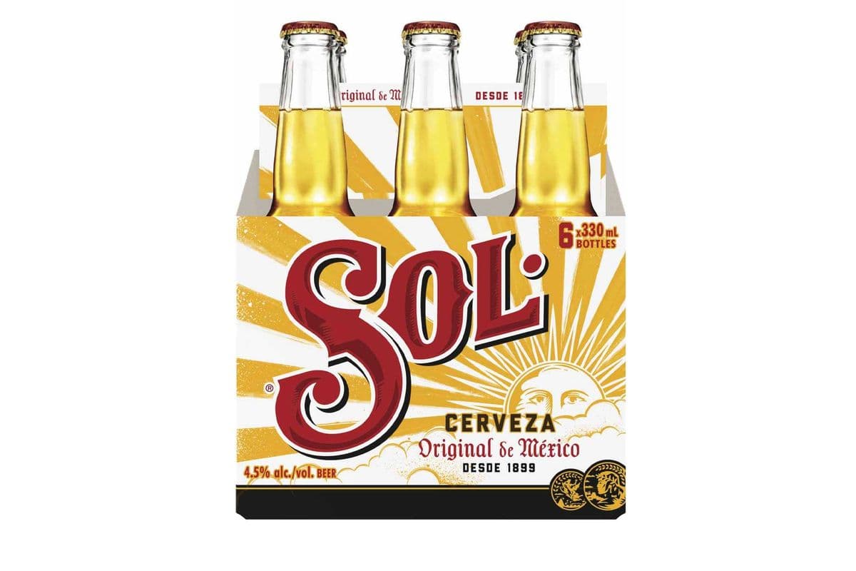 Sol (6 Pack Bottles) (6 x 330 ml Bottles)