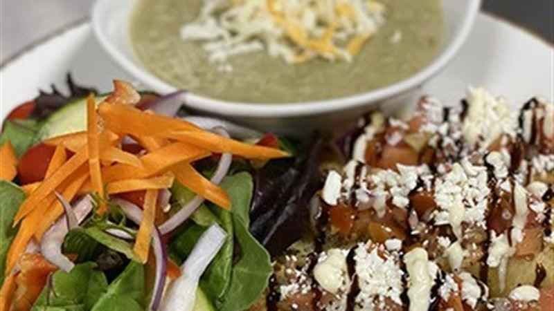 Soup, Salad, and Bruschetta