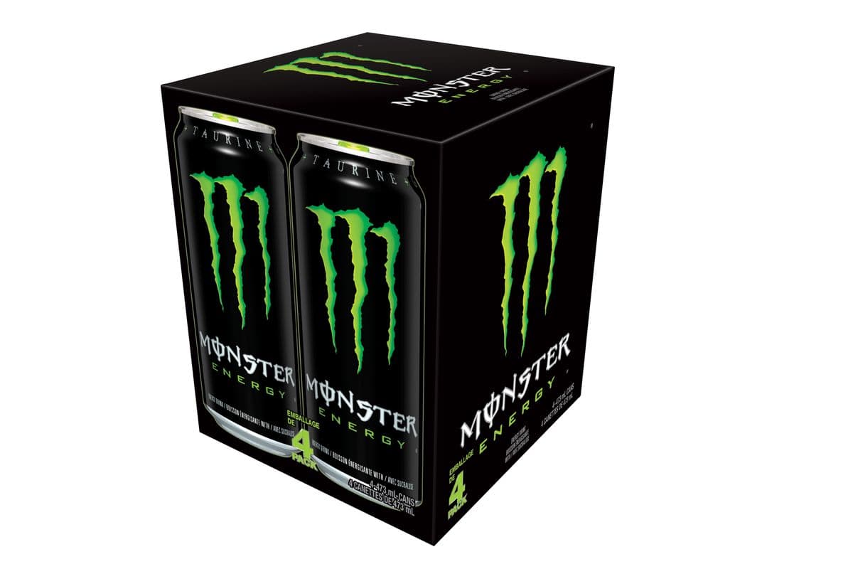 Monster Energy (4 pack) (473 ml)