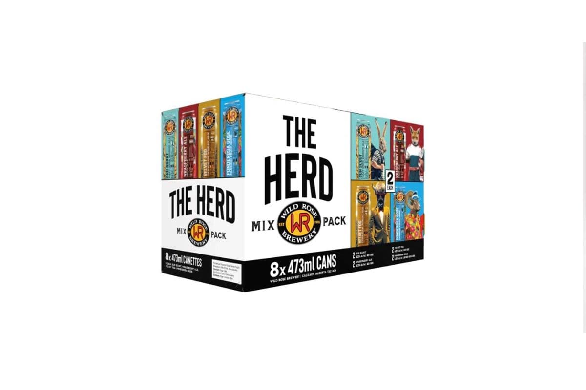 Wild Rose Herd Mixer Pack (8 Cans) (1 x 8x473ml)