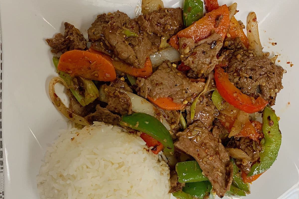 Satay Beef - Com Bo Xao Sate