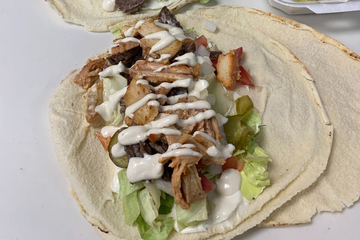 Mixed Chicken and Beef Shawarma
