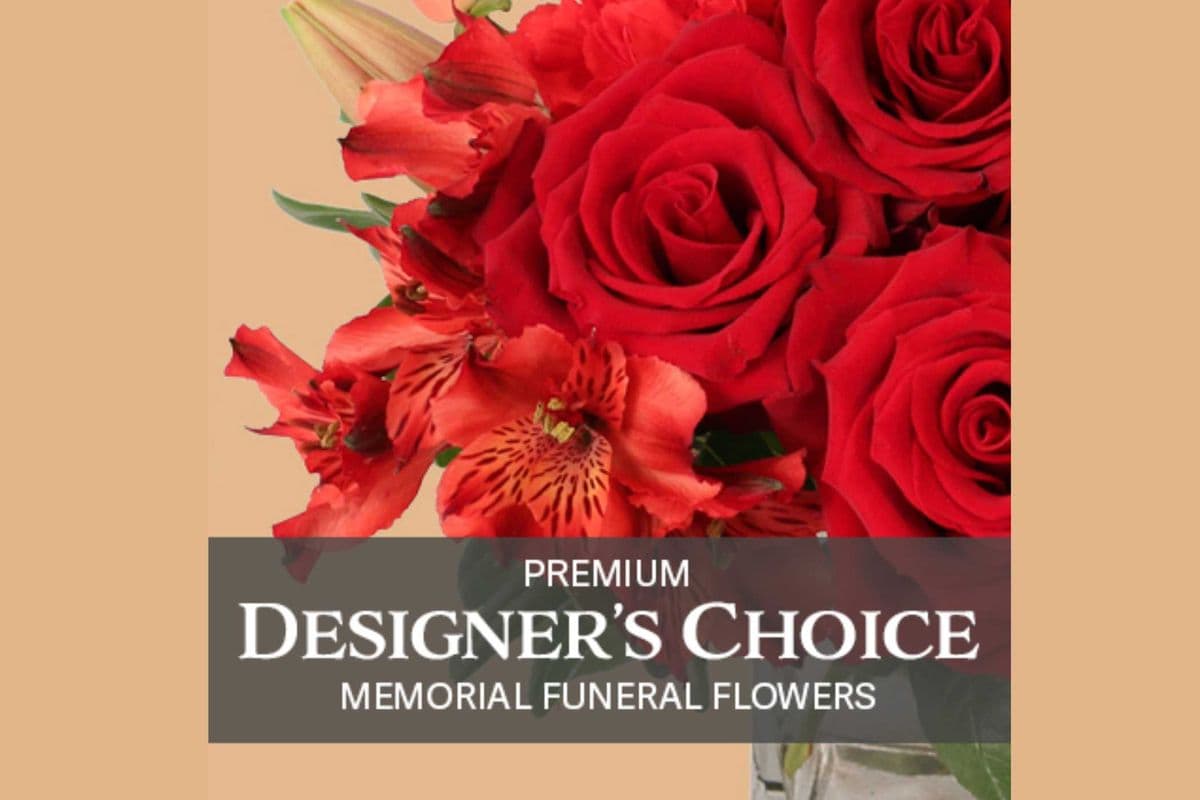 Premium Memorial Flowers Premium Designer's Choice