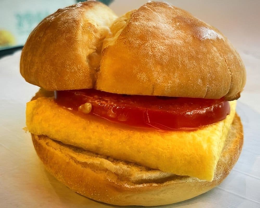 Egg, Tomato & Cheese Breakfast Sandwich