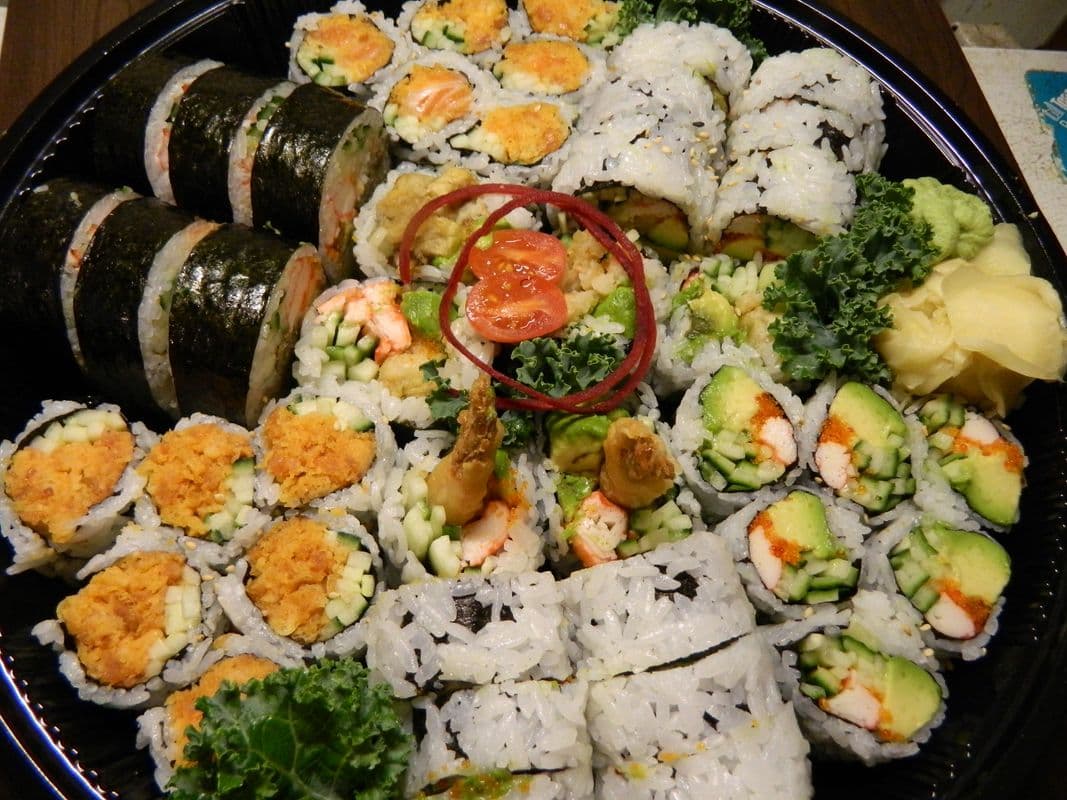 RC8 California, Sp Salmon, Sp Tuna, Dynamite, Lobster & Spider