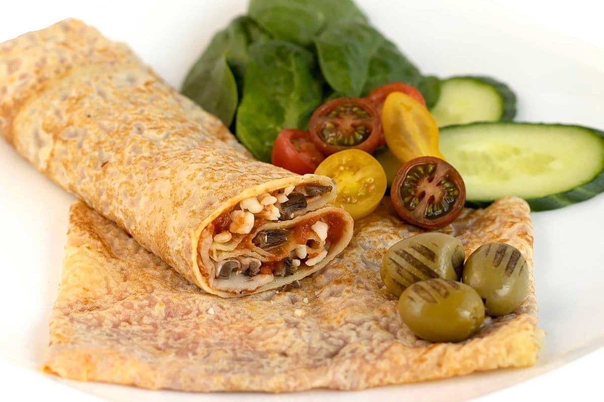 Veggie Pizza Crepe