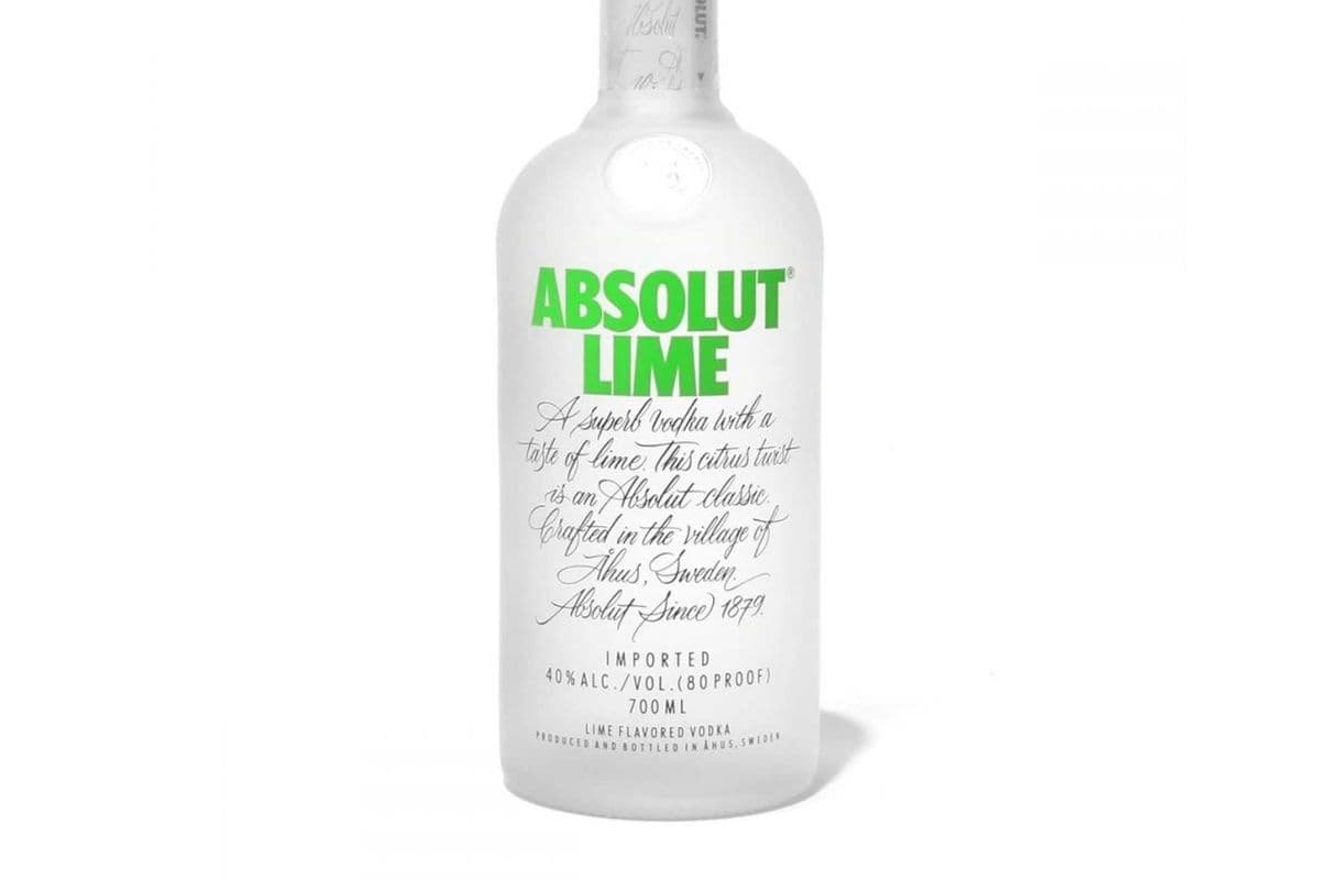 Absolut Lime Vodka 750ml (1 x 750ml)