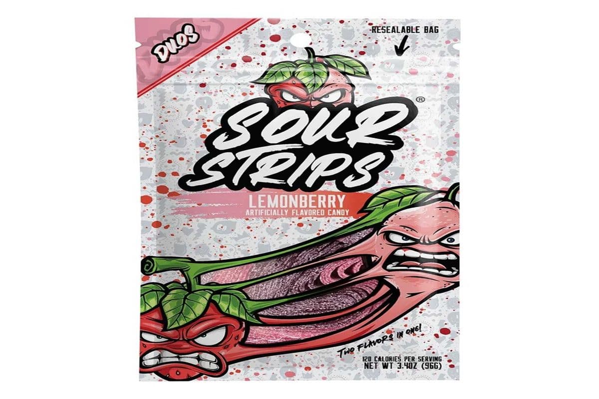 Sour Strips Lemonberry (96g) (96g)