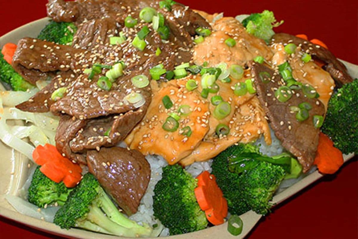 Chicken and Beef Teriyaki