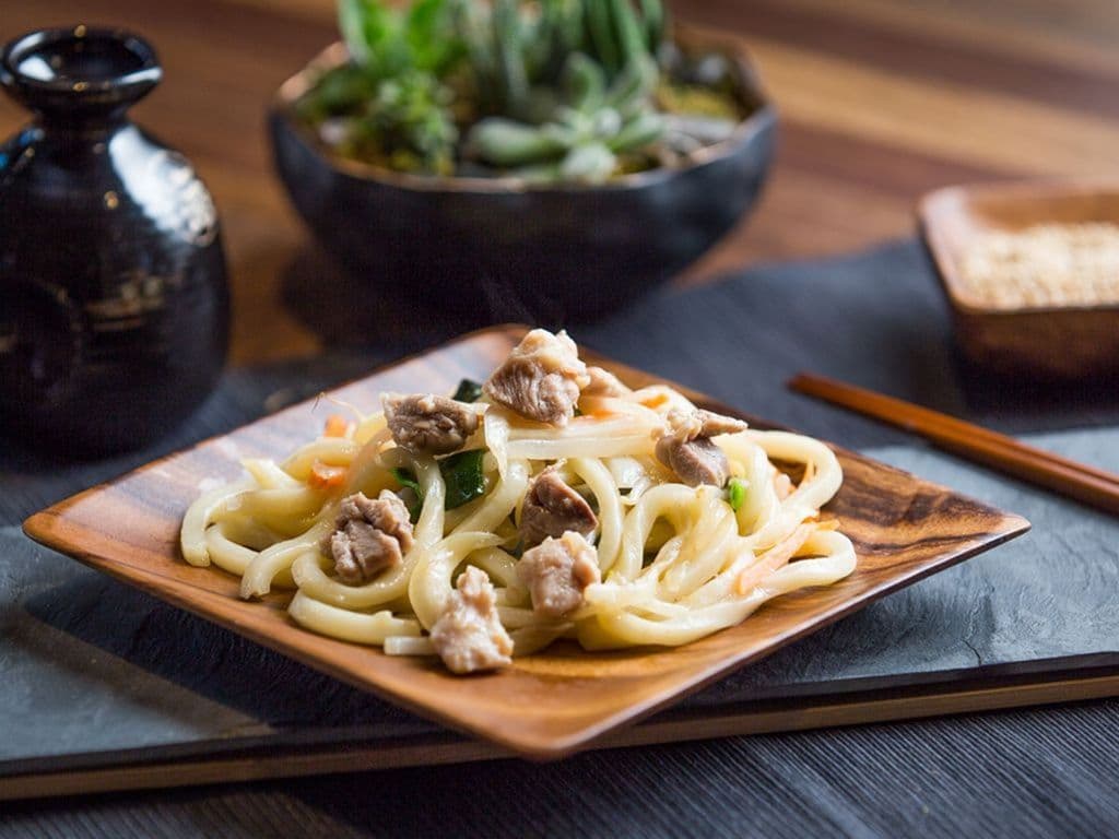 Chicken Pan Fried Udon