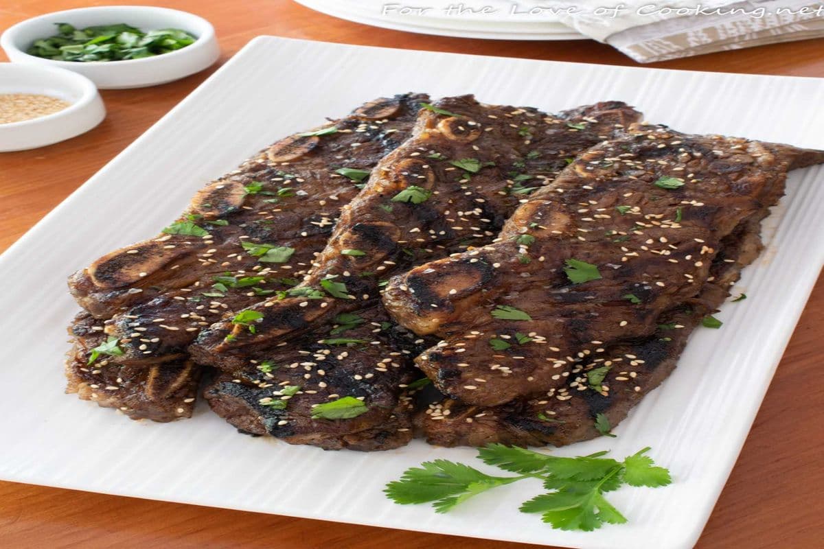 122. Beef Short Ribs Teriyaki
