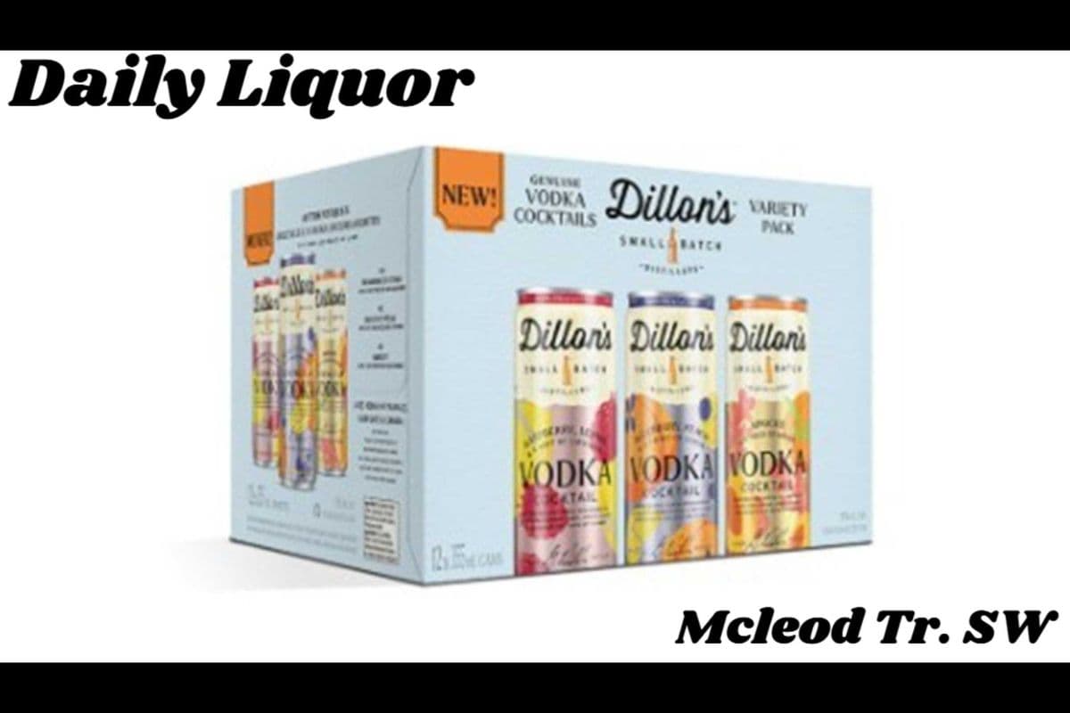 DILLON'S VODKA COCKTAILS VARIETY 12 CANS (1 x 12 CANS)