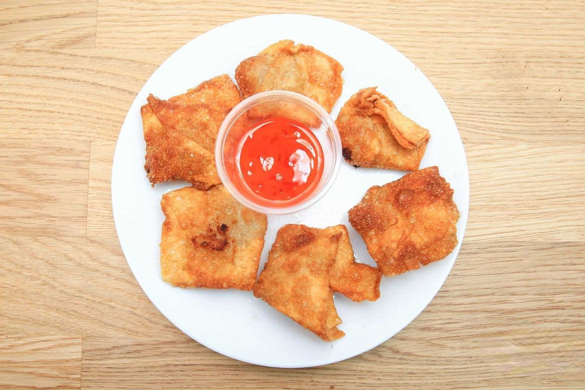 16. Fried Wonton (6 Pieces) - Hoành Thánh Chiên Giòn