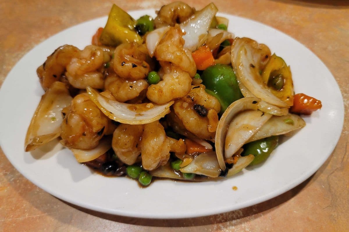 67. Shrimp with Black Bean Sauce