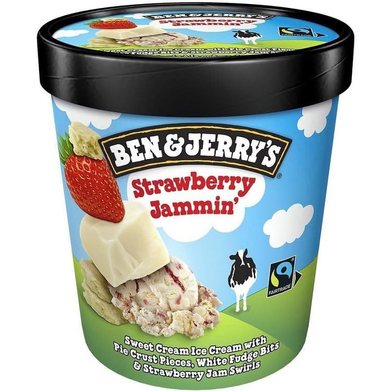 Ben & Jerry's Strawberry Jammin