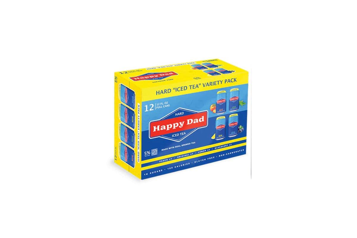 Happy Dad Hard Iced Tea Variety (12 Cans) (1 x 12x355ML)