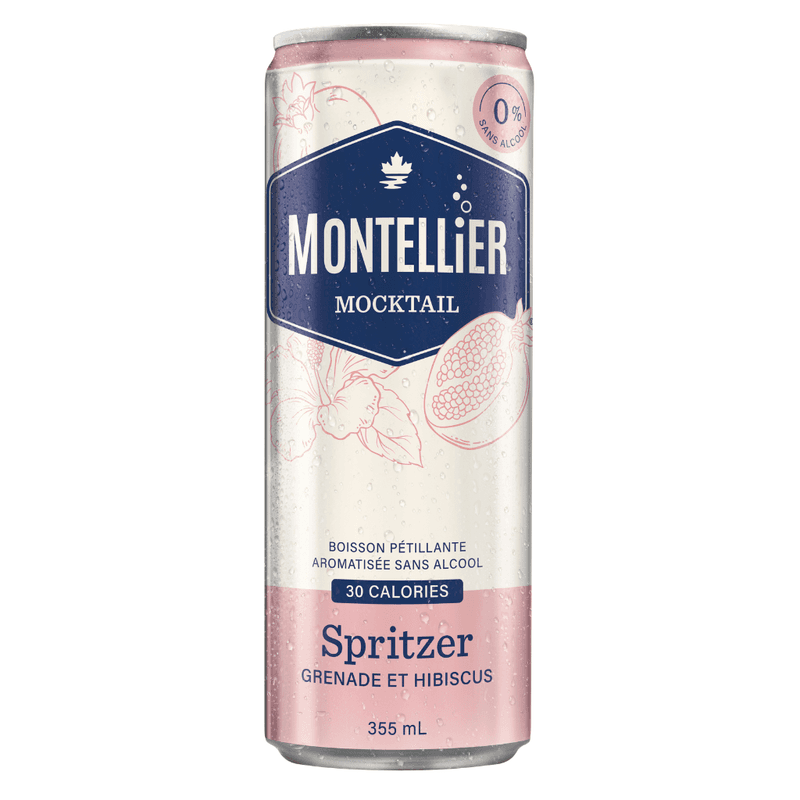 Eau Gazeuse à saveur Spritzer grenade et hibiscus / Sparkling water with pomegranate and hibiscus Spritzer flavor