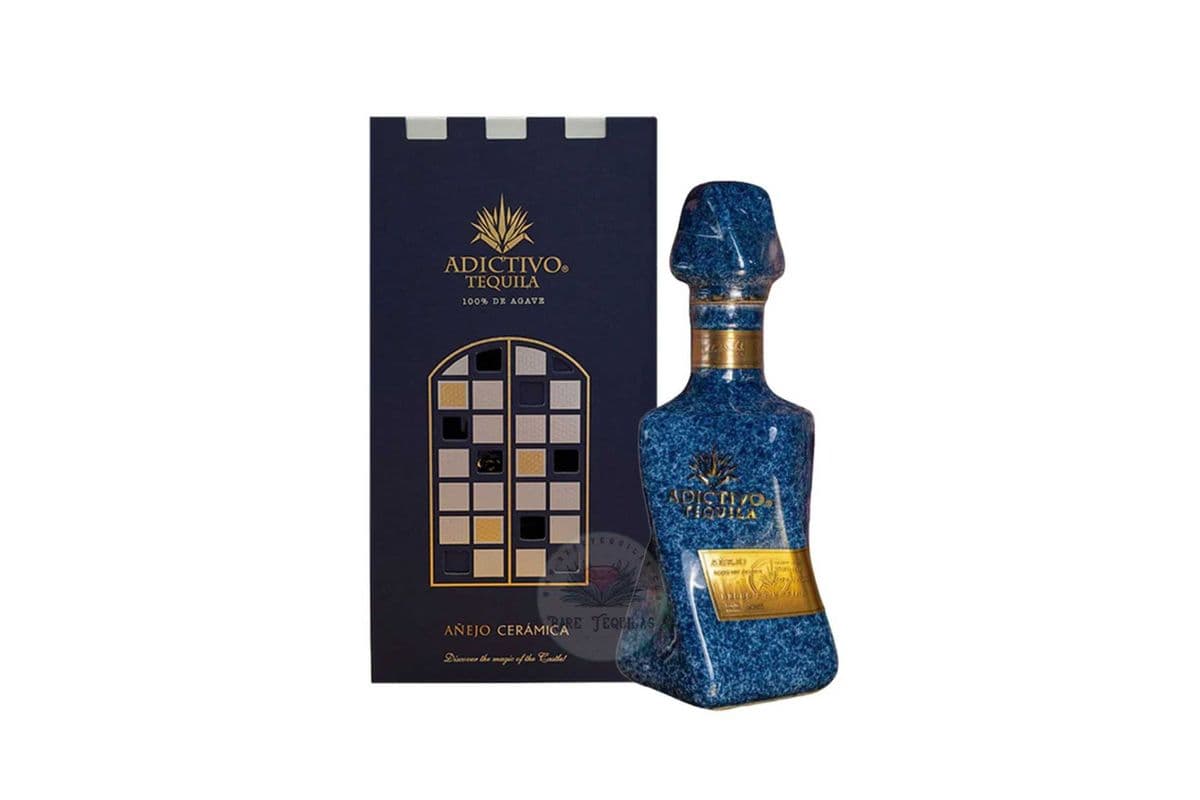 Adictivo Anejo Blue Label Ceramica Tequila (1 x 750ML)