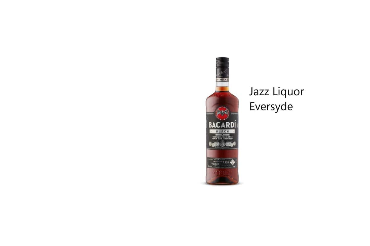 BACARDI BLACK RUM (1 x 750ml)