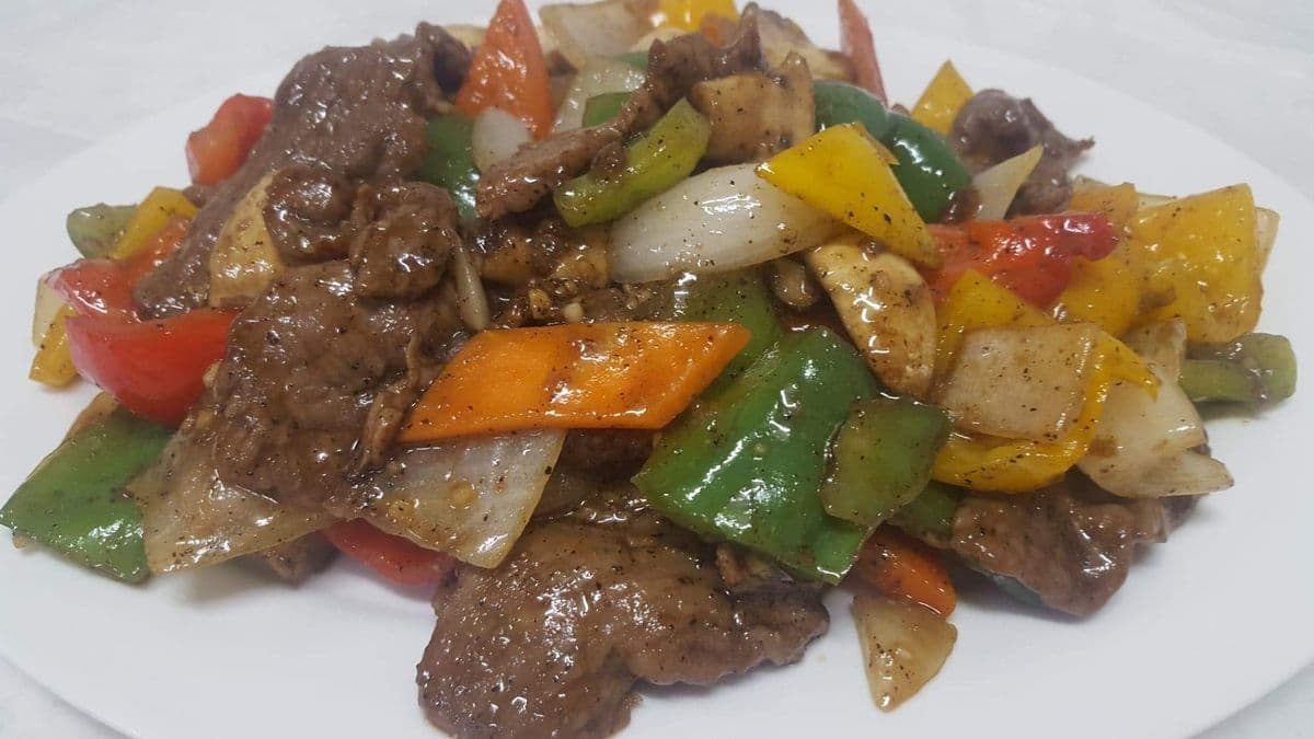 Beef in Black Pepper Sauce