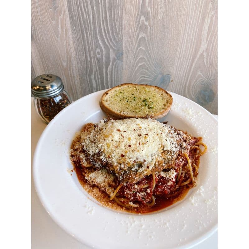 Veal Parmesan with Pasta