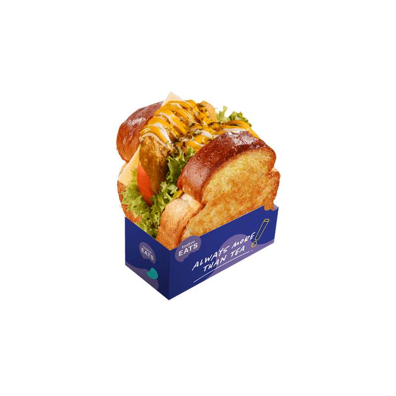 Cheezy Chicken Katsu Toastea
