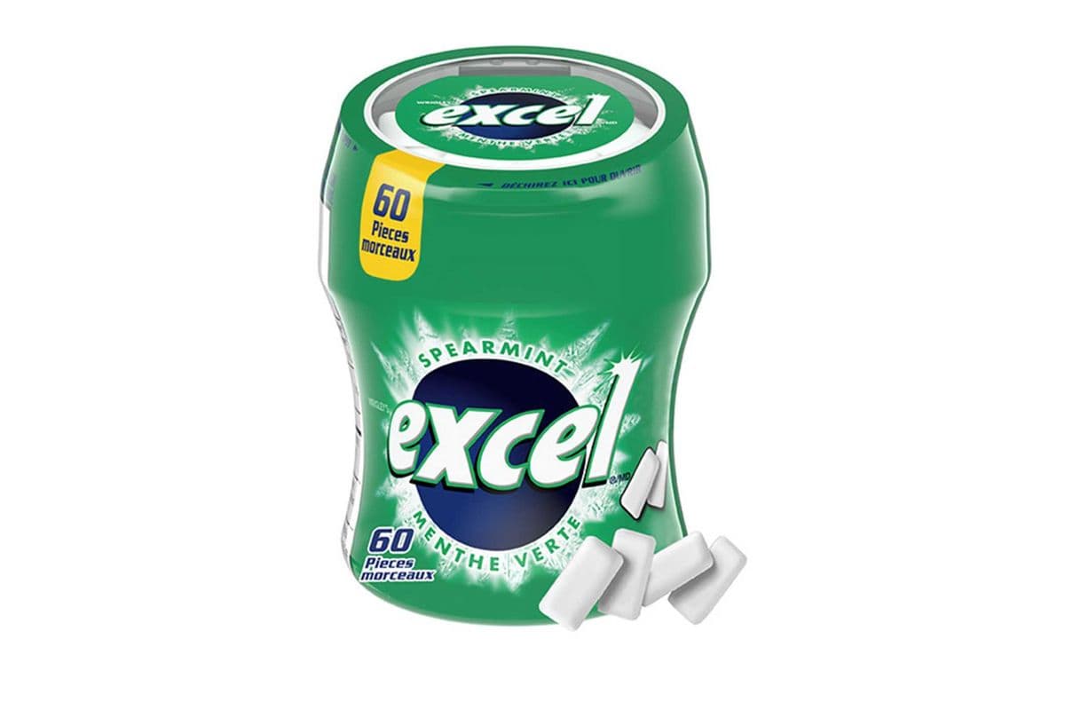Excel Spearmint Btl 60pcs