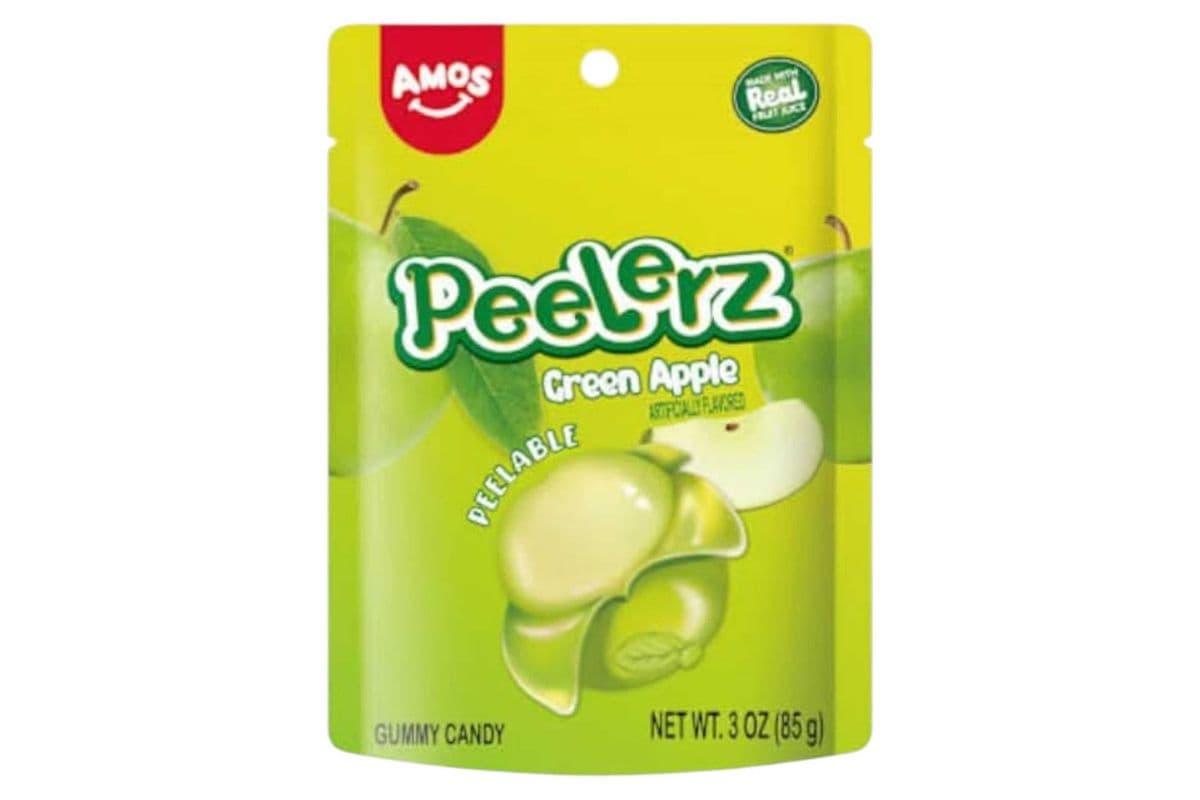 Amos Peelerz Gummy Green Apple (85gm) (270 Cal)