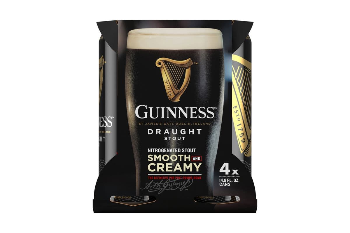 Guinness Draught (4 Cans) (1 x 4*440ML)