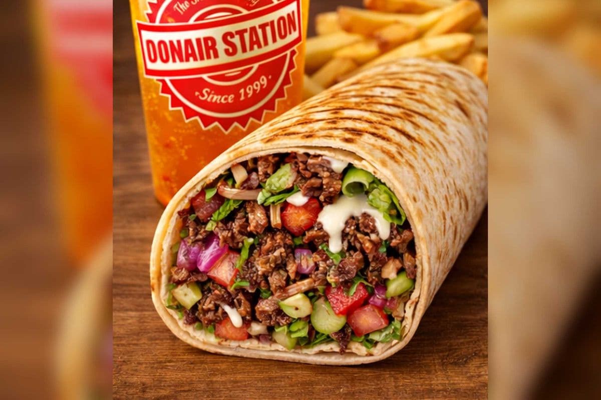 Large Beef Shawarma wrap Combo