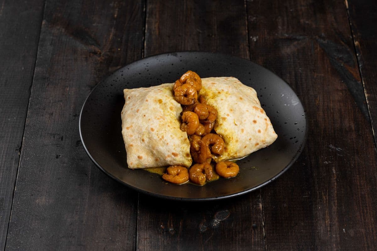 Roti - Curry Shrimp