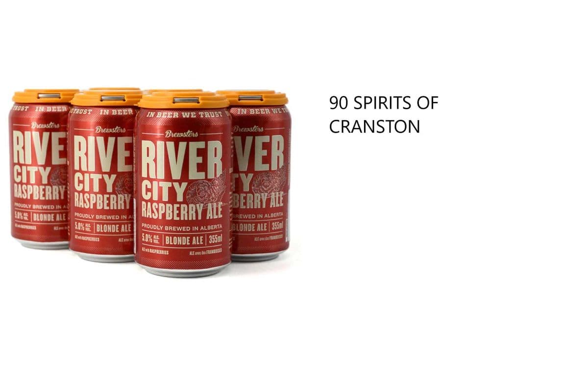 BREWSTERS RIVER CITY RASPBERRY ALE 6 CANS (1 x 6x355ML)