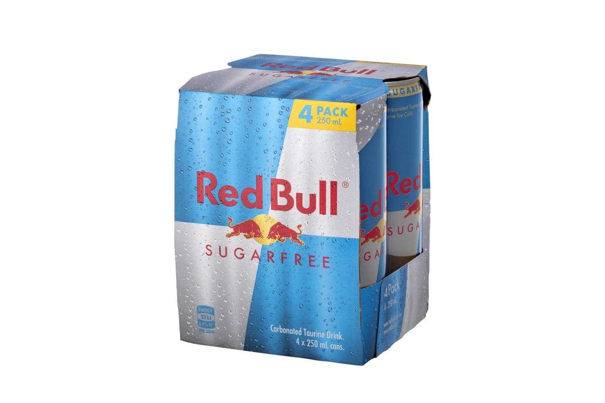 Red Bull Sugar Free Can 250ml 4PK