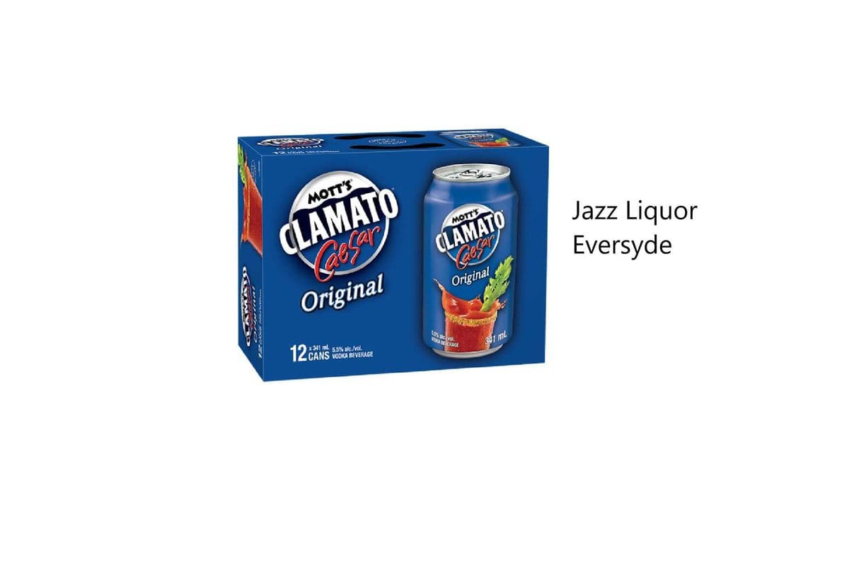 MOTT'S CLAMATO CAESAR ORIGINAL CANS (1 x 12x355ML)