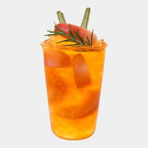 Hot Peach Orange Lemongrass Tea