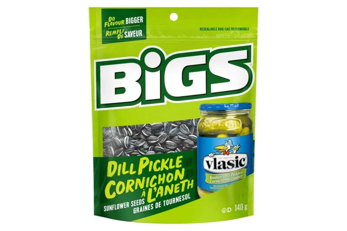 BiGS VLASIC Dill Pickle Flavour Sunflower Seeds, 140g (140 g)